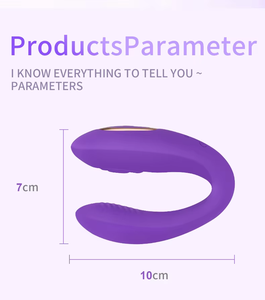 Vibrador de Silicona en Forma de U para Mujer, Estimulador de Clítoris con Control Remoto de 10 Frecuencias, Juguetes Sexuales para Adultos - Product Image 6