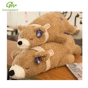 Greenmart Bear Plush Pillow Baby Sleeping With Appease Rag Dolls Home Decoration Gift For Kids Friend Stuffed Bear Plush Toys