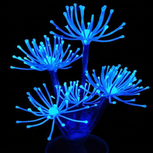 Fantasy Blue Seven-head Chrysanthemum <b>Tree</b> <b>Led</b> Decorative <b>Light</b> With Durable Pvc Epoxy For Outdoor Garden And Park Use - Product Image 1