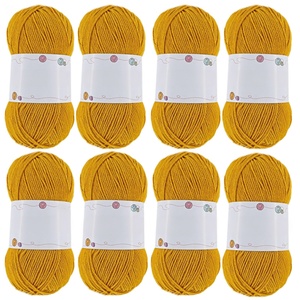 Wholesales Basic Solid Colors Baby Soft Pure <b>100</b>% Knitting <b>Wool</b> <b>Yarns</b> Bulk for Sweater Making - Product Image 4