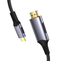 Ultra Yüksek Hızlı 8K/60HZ, 2.1 Manyetik Tip-C Kablo Kombinasyonu için, Dinamik HDR 48Gbps, 8K Mikrofon için