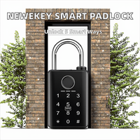 Cadenas intelligent WiFi TUYA étanche 7/10MM avec empreinte digitale, carte IC et mot de passe pour porte en bois, maison, entrepôt, garage