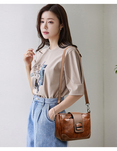 Nuevo Bolso de Mano Moderno y Popular de Cuero Sólido de Alta Calidad, Gran Capacidad, Portátil, Bolso de Hombro para Mujer - Product Image 2