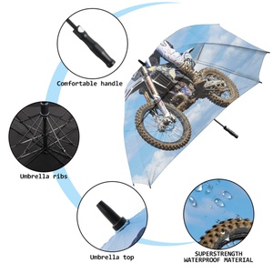 Giant Outdoor Square Golf <b>Umbrella</b> Auto Open Button Sublimation Dye Printing Black Fiberglass Frame Customized Color for Golf - Product Image 3