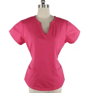 Benutzer definiertes Design Frau Medical Nurse Scrub Krankenhaus Bluse Uniform Top