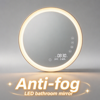 Miroir de salle de bain intelligent LED de style moderne et épuré Shunhua, à température de couleur variable, pour la rénovation résidentielle des salles de bain