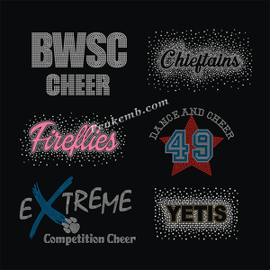All Kinds of Cheerleader Custom Bling Iron on <strong>Rhinestone</strong> <strong>Transfer</strong> Custom <strong>Rhinestone</strong> <strong>Transfer</strong> for Cloth - Product Image 3