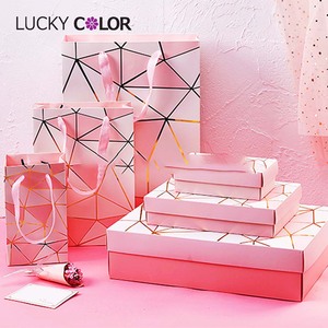 Wholesale Custom Pink Paper Boxes Women Gift Box Set Luxury For Giftcard