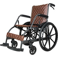 L9-B Nouveau Stock Arrivée Fauteuil Roulant En Alliage D'aluminium 180 degrés Plein Couché Manuel Fauteuil Roulant D'allaitement