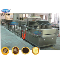 Mesin Pembuat Biskuit Isi Cokelat Harga Pabrik Mesin Tart Jam Point Pastry Otomatis Stainless Steel