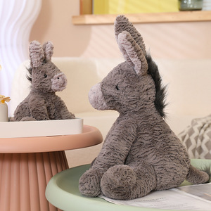 Nuevo lindo burro de peluche muñeca suave y cálido algodón Animal juguete para niñas disponibilidad al por mayor relleno de PP - Product Image 4