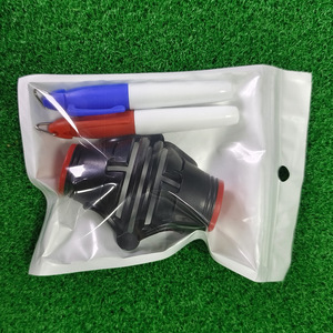 Stylo de peintre à bille rotative à 360 ° Clip de chapeau de golf et marqueur Scriber de visée avec trois lignes - Product Image 3