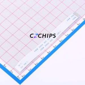 ZX-FFC1.0-T-10048-8P FFC Cable (Flexible Flat Cable) P=1mm Connector 8P 1mm Non-Inverting 10cm - Product Image 1