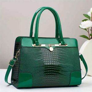 กระเป๋าหนังเคลือบเงาหรูหรา Maxfree Light Luxury Lacquer Leather Glossy Styling Bag, กระเป๋าสะพายข้างเดี่ยว, กระเป๋าถือลายจระเข้ - Product Image 5