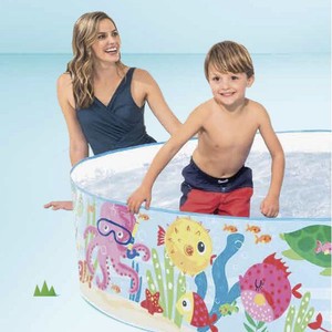 <span class=keywords><strong>Piscine</strong></span> gonflable <span class=keywords><strong>INTEX</strong></span> 58477 pour enfants en PVC rigide non pliable 122cmX25cm pour les activités de natation et de baignade - Product Image 3