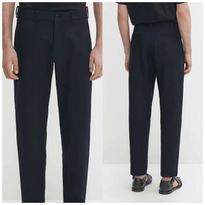 <span class=keywords><strong>Pantalon</strong></span> de Costume <span class=keywords><strong>Homme</strong></span> Élégant et Décontracté en <span class=keywords><strong>Lin</strong></span> Mélangé, Coupe Droite, Fermeture Éclair, Style Slim, Idéal pour l'Été – Personnalisation OEM - Product Image 2