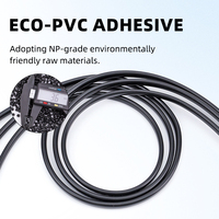 EHGS Cable Plano Doble Flexible RVVB VDE 0,3 0,5 0,75 1 1,5 2.5mm ² Línea de alimentación para Audio Electrodomésticos Iluminación Motor Cable Uso