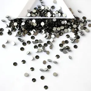 Quality Rhinestones Sale Crystal Black Diamond Wholesale Rhinestone For Nail Clothing Phone Case