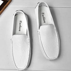 Zapatos Formales de Negocios para Hombre, Estilo Británico, de Cuero Genuino, con Punta en Pico, Sin Cordones, que Aumentan la Estatura, para Novios y Bodas - Product Image 1