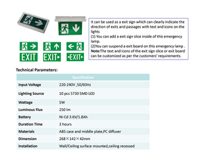 <span class=keywords><strong>2025</strong></span> Nieuwste Led Explosieveilige Nooduitgang Lichtteken Ip68 Beoordeeld Voor Tunnelwinning Gevaarlijke Omgeving Verlichting - Product Image 4