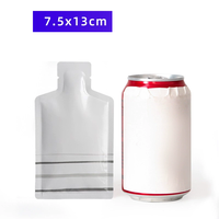 Sachets miniatures en aluminium laminé PE, forme unique, thermoscellables, pour échantillons de mascara, masque facial, cosmétiques