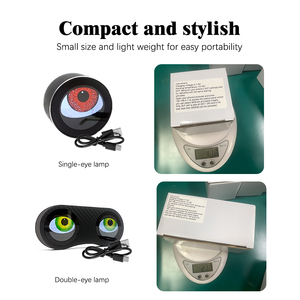 Extérieur Étanche Dynamique Démon Diable LED Phare Clignotant Yeux Mobile App Contrôle Feu Arrière <span class=keywords><strong>pour</strong></span> Vélo Moto IP65 - Product Image 3