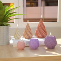 Moule en silicone rotatif pour bougies, style tibétain, pour gâteaux et articles décoratifs, vente en gros transfrontalière directe usine, DIY