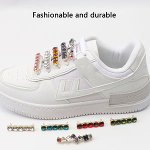 Clips brillantes diamantes de imitación zapatos encantos cordones zapatillas AJ/AF enjoyado Vintage cordón decorativo lujo zapatos cordones Decoración - Product Image 2