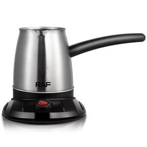 Juego de cafetera turca clásica tradicional de 500 ml, estándar europeo, hervidor eléctrico de acero inoxidable con mango de plástico duradero - Product Image 2