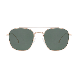 Unisex Rectangle Metal <b>Frame</b> Pilot <b>Sunglasses</b> Full Rim UV400 Protection Adult Sun Protection - Product Image 1