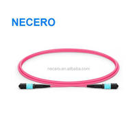 Cordon de brassage à fibre optique intérieur Necero, vente directe usine, monomode G652 G657 multimode OM4 OM3, standard MPO