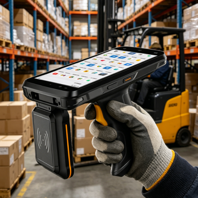 N73SH UHF RFID Terminal 2D Handheld Android 12 PDA RFID Reader IP67 Waterproof Octa-core Processor in Stock