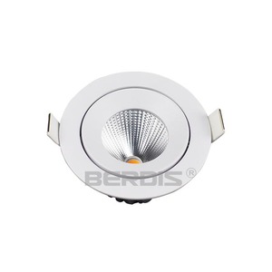 Berdis Bisel 75mm Recorte Redondo Reflector Profundo Antideslumbrante Led Foco COB Ajustable Delgado Radiador Luz de Techo para Carcasa - Product Image 1