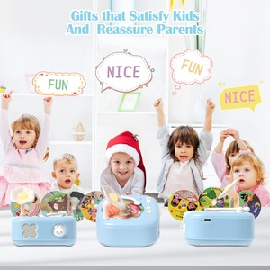 Tocadiscos para niños Tocadiscos de música Juguetes educativos de aprendizaje para niños y niñas con tarjetas de 60 piezas - Product Image 6