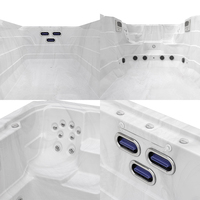 Grande fête utilisation 2-3 personnes extérieur bain à remous piscine Spa natation Massage bain à remous Spa piscine
