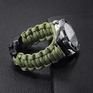 สายนาฬิกา Upro Paracord สำหรับ Samsung Galaxy Watch 6/5/4 ขนาด 20 มม. 22 มม. สายรัดข้อมือแบบสปอร์ตเอาตัวรอด สายไนลอนถักแบบปลดเร็ว - Product Image 5