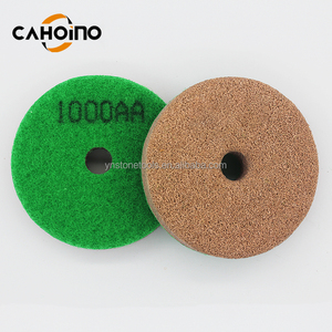 Éponges <span class=keywords><strong>abrasives</strong></span> en fibre de 4 pouces pour le polissage du marbre - Product Image 2