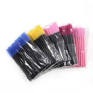 Cepillo de Pestañas Desechable Ecológico de Microplástico/Silicona Sintética con Logotipo Personalizado OEM, Colorido, para Pestañas - Product Image 1