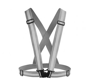 <strong>Reflective</strong> Vest, <strong>Reflective</strong> Glow <strong>Belt</strong> with 2Pack Reflector Armbands, Adjustable Elastic Safety Vest Outdoor <strong>Reflective</strong> <strong>Belt</strong> - Product Image 3