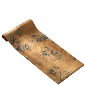 Porcelain Records Tea <b>Mat</b> Ramie Cotton Linen <b>Waterproof</b> Chinese Retro Style Dry Brewing <b>Mat</b> - Product Image 5