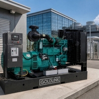 Générateur diesel Cummins 150 kVA à châssis ouvert, générateur diesel 120 kW à châssis ouvert, système de refroidissement par eau, alternateur sans balais avec ATS