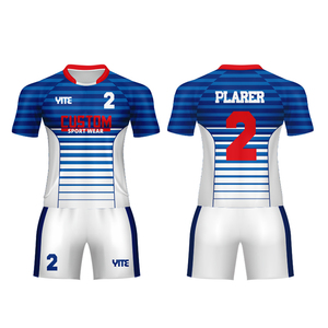 Ultima maglia da Rugby sublimata personalizzata traspirante e confortevole divisa da uomo maglia da Rugby <span class=keywords><strong>Blues</strong></span> League - Product Image 1
