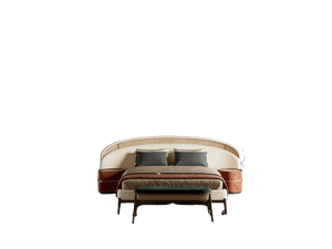 <span class=keywords><strong>Lit</strong></span> <span class=keywords><strong>de</strong></span> Luxe Moderne en Velours Vert avec <span class=keywords><strong>Tête</strong></span> <span class=keywords><strong>de</strong></span> <span class=keywords><strong>Lit</strong></span> en <span class=keywords><strong>Rotin</strong></span> et Cadre en Bois Massif – Mobilier <span class=keywords><strong>de</strong></span> Chambre Parentale - Product Image 5