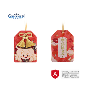 100% กระแทก <span class=keywords><strong>Genshin</strong></span> ที่ได้รับอนุญาตอย่างเป็นทางการวัสดุโพลีเอสเตอร์ Zhongli Xiao <span class=keywords><strong>EULA</strong></span> VENTI Klee จี้เครื่องรางด้วยความปรารถนาดี - Product Image 2