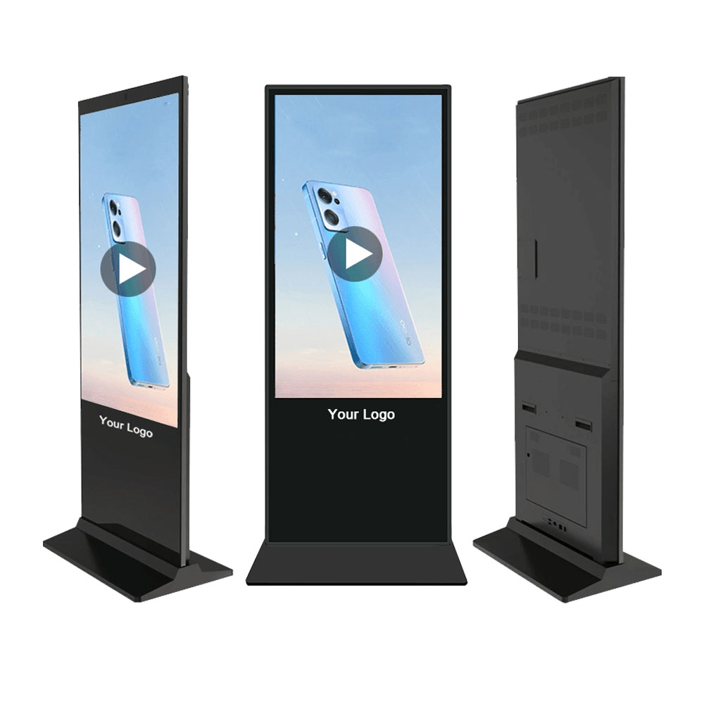 4K Крытый рекламный плеер дисплей экран HD ЖК-Digital Signage напольный вертикальный ТВ сенсорный экран киоск