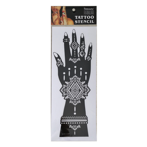 Tùy chỉnh thiết kế mới thân thiện với da hình xăm tạm thời không thấm nước và lâu dài Henna <span class=keywords><strong>Stencil</strong></span> cho cơ thể ứng dụng - Product Image 5