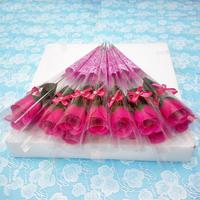 Fleur de savon en forme de rose unique, cadeau pour la Saint-Valentin, fleur de savon en forme de rose