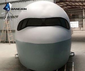 Scultura moderna della cabina di pilotaggio dell'aeroplano | Decorazione esterna/interna con Design personalizzato - Product Image 2