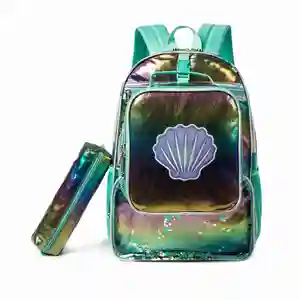 Wholesale Casual Backpack School Bag Travel Color Waterproof Sturdy Green School Backpack For Boys School Bag