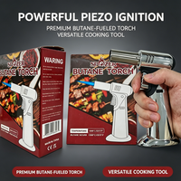 Briquet torche au butane portable de conception OEM, torche haut de gamme pour cadeaux avec service de marque privée